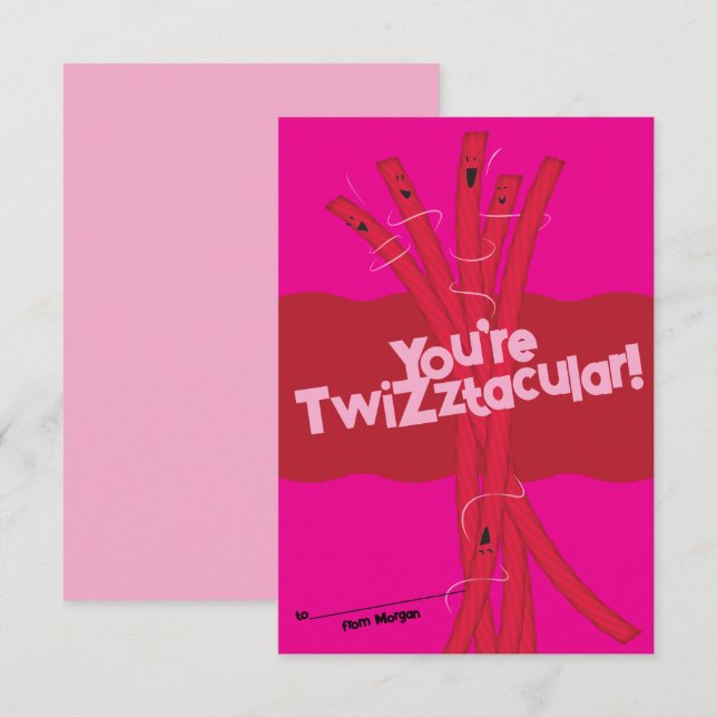 Candy Classroom Valentine Cards (Front/Back)