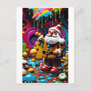 Candy Claus of Santa-Land Postcard