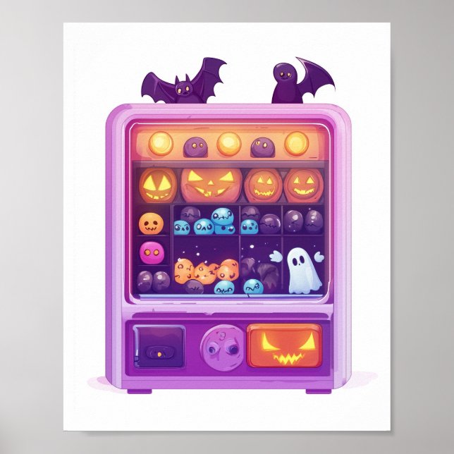Candy Claw Machine Poster (Front)