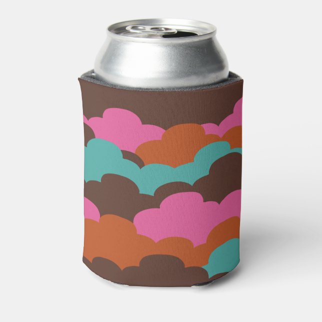 Candy Clouds custom monogram drink coolers (Can Back)