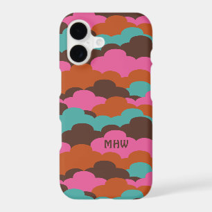 Candy Clouds custom monogram phone cases