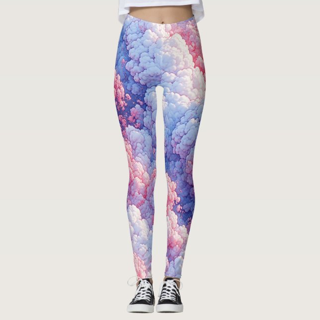 Candy Cloudscape - Leggings (Front)