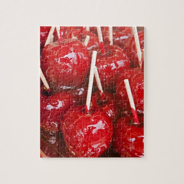 Candy coated fruit at the Stuttgart Beer Festiva Jigsaw Puzzle (Vertical)