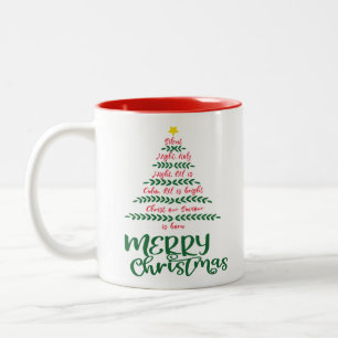 Candy Coffee Christmas Tree Mug - Merry Decor