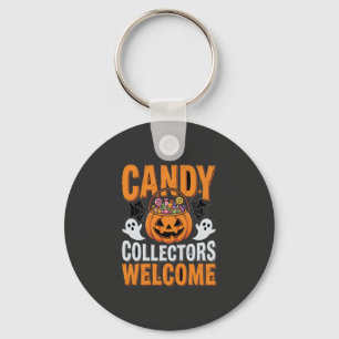 Candy Collectors Welcome Halloween Pumpkin Key Ring