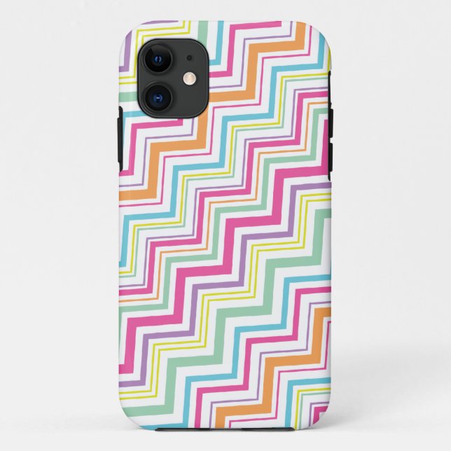 Candy Colour Chevron Stripe iPhone5 Case (Back)