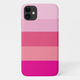 Candy Colour Stripes Pattern iPhone 11 Case