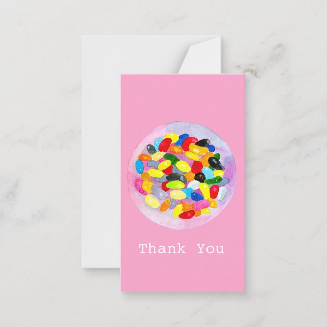 Candy colourful sweet jelly lollies card (Front)