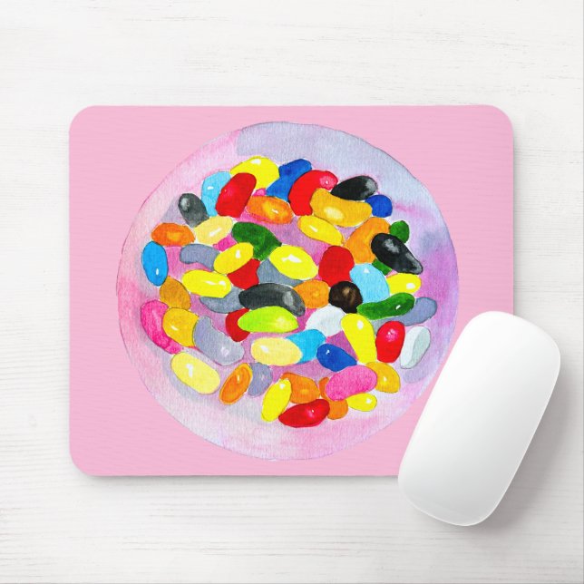 Candy colourful sweet jelly lollies mouse pad (With Mouse)