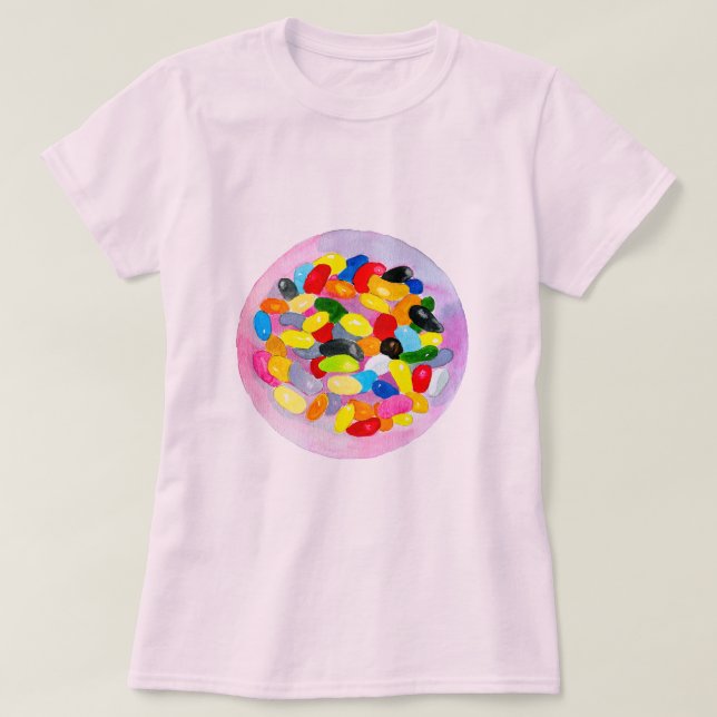 Candy colourful sweet jelly lollies T-Shirt (Design Front)
