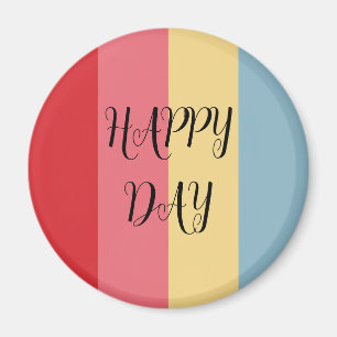 Candy Colours Vertical Striped Magnet