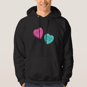 Candy Conversation Hearts Provo Utah  Valentines D Hoodie