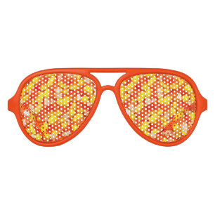 Candy Corn Aviator Sunglasses