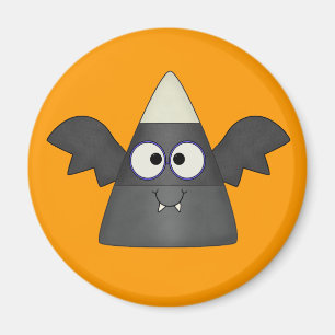 Candy Corn Bat Magnet