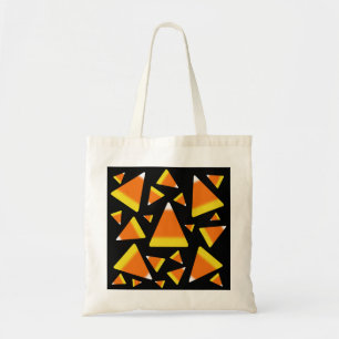 Candy Corn Black Tote Bag