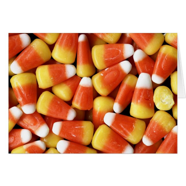 Candy Corn card (Front Horizontal)