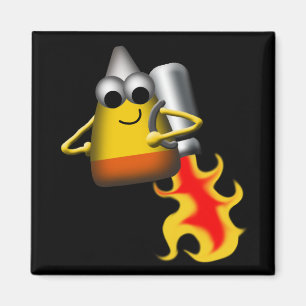 Candy Corn Chaos - Funny 1 of 4 - Magnet