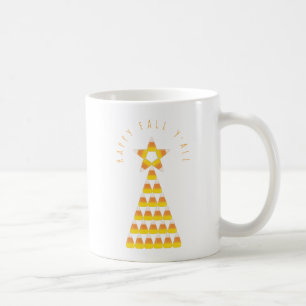 Candy Corn Christmas Tree Fall Coffee Mug