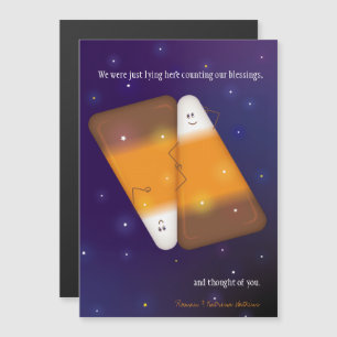 Candy Corn Couple Greeting Card