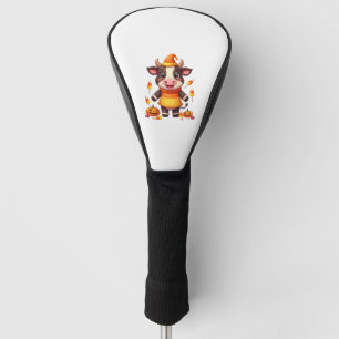 Candy Corn Cow Golf Head Cover