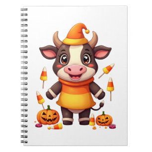 Candy Corn Cow Notebook