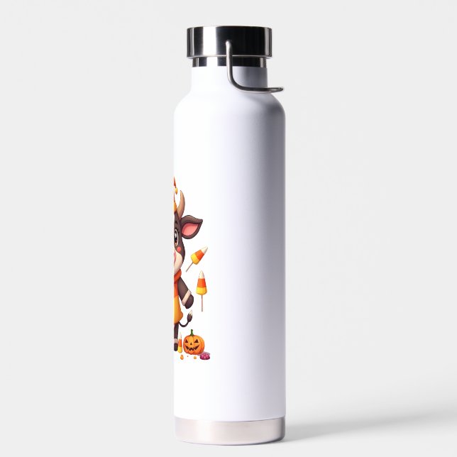 Candy Corn Cow Water Bottle (Left)