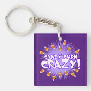 Candy Corn CRAZY! Key Ring