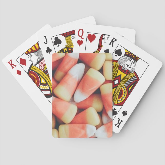 Candy Corn Crazy Playing Cards (Back)
