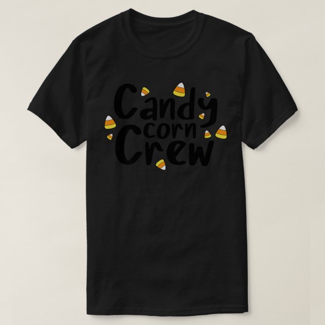 Candy Corn Crew Funny Halloween 59 T-Shirt (Design Front)