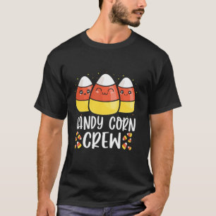 Candy Corn Crew Halloween Costume Men Women Friend T-Shirt