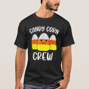 Candy Corn Crew Halloween Costume Men Women Friend T-Shirt
