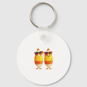 Candy Corn Crew Key Ring