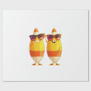 Candy Corn Crew Wrapping Paper
