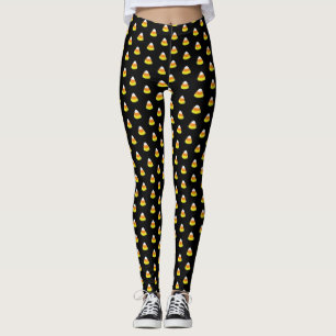 Candy Corn Custom Background Colour Leggings