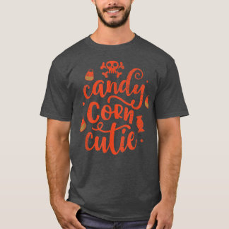 Candy Corn Cutie Funny Halloween Candy Lovers Cost T-Shirt