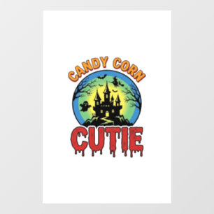 Candy Corn Cutie Vintage Halloween Castle Design_1