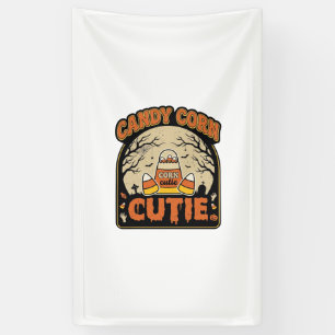Candy Corn Cutie Vintage Halloween Vector Design_1 Banner