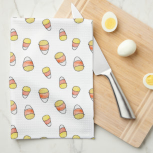Candy Corn Fall autumn kitchen towel