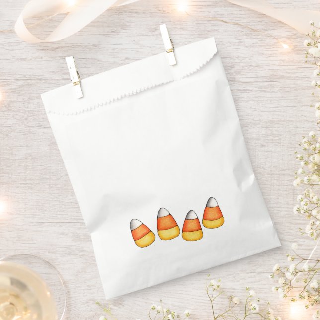 Candy Corn Favour Bag (Clipped)