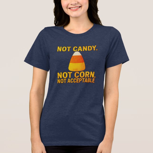 Candy Corn = Fraud Tri-Blend Shirt (Front)