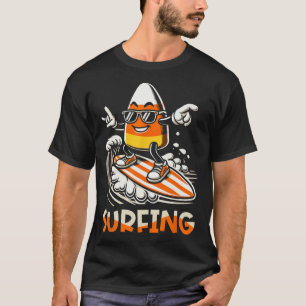 Candy Corn Funny Halloween Design T-Shirt