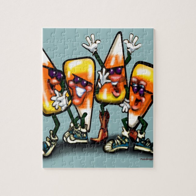 Candy Corn Gang Jigsaw Puzzle (Vertical)