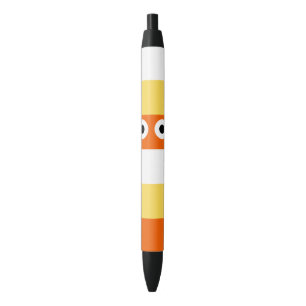 Candy Corn Halloween Black Ink Pen