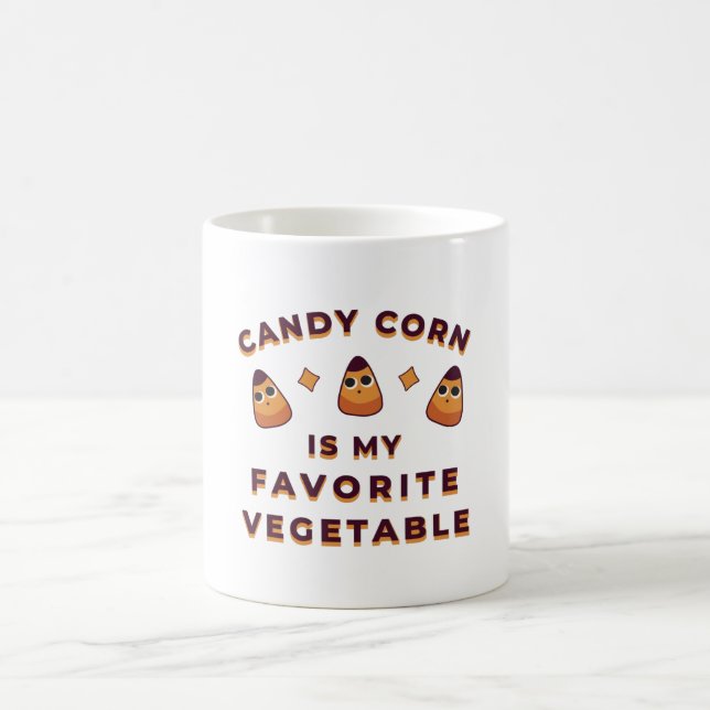 Candy Corn Halloween Coffee Mug (Center)