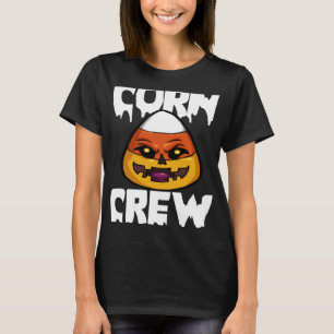 Candy Corn Halloween Girls Candy Corn Crew T-Shirt