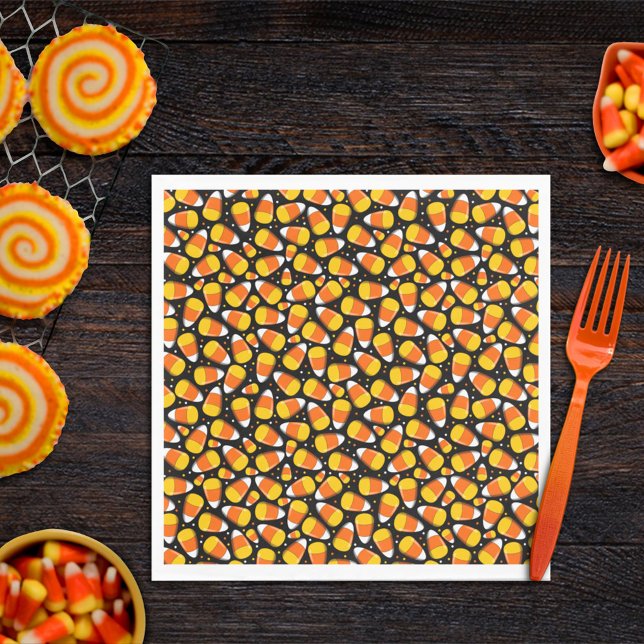 Candy Corn Halloween Napkin (Creator Uploaded)