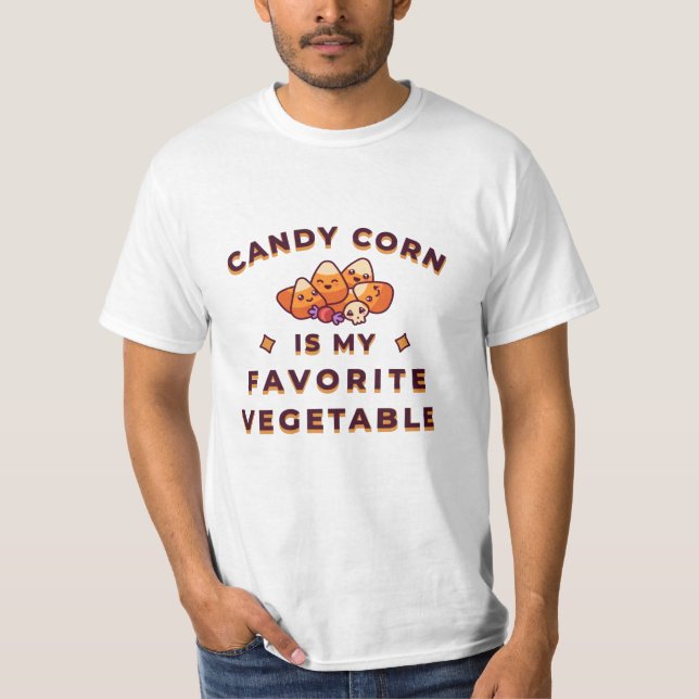 Candy Corn Halloween T-Shirt (Front)
