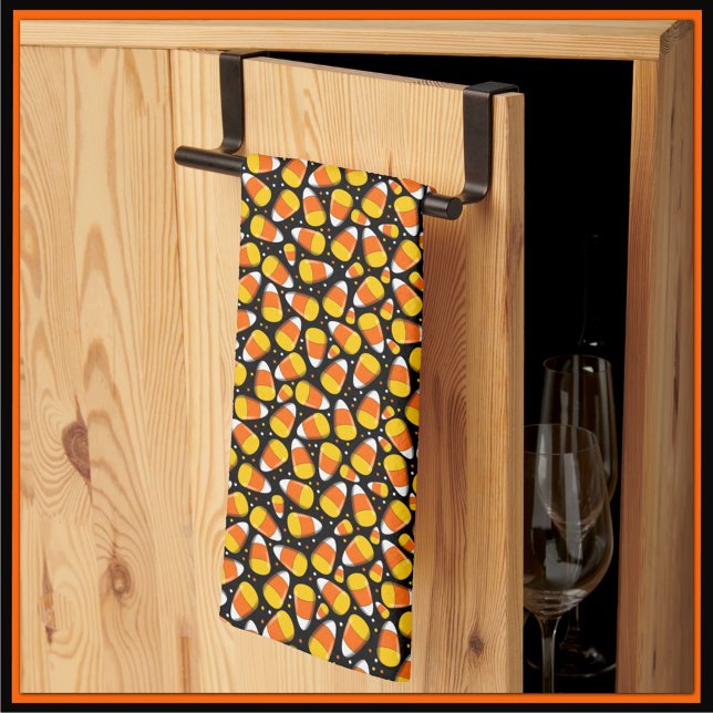 Candy Corn Halloween Tea Towel (Creator Uploaded)