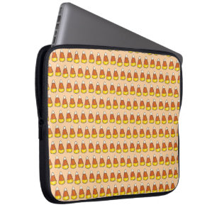 Candy Corn Halloween Thanksgiving Trick or Treat Laptop Sleeve