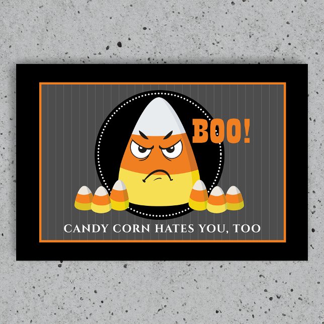 Candy Corn Hater Halloween Doormat (Creator Uploaded)